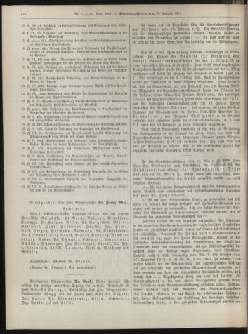 Amtsblatt der landesfürstlichen Hauptstadt Graz 19110310 Seite: 20