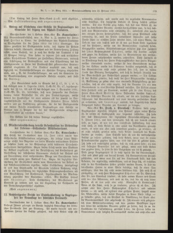 Amtsblatt der landesfürstlichen Hauptstadt Graz 19110310 Seite: 29