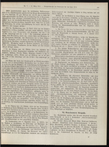 Amtsblatt der landesfürstlichen Hauptstadt Graz 19110310 Seite: 41