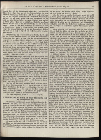 Amtsblatt der landesfürstlichen Hauptstadt Graz 19110410 Seite: 7