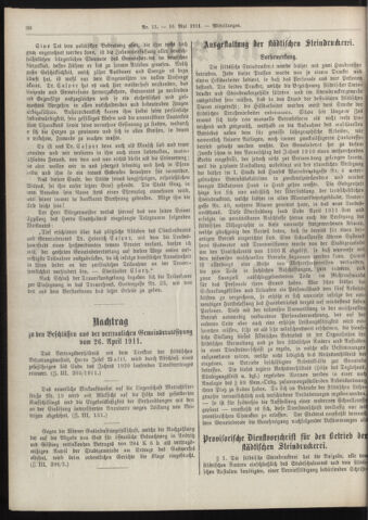 Amtsblatt der landesfürstlichen Hauptstadt Graz 19110510 Seite: 2