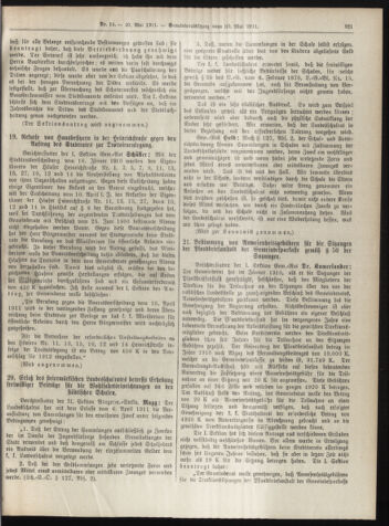 Amtsblatt der landesfürstlichen Hauptstadt Graz 19110520 Seite: 15