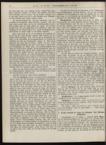 Amtsblatt der landesfürstlichen Hauptstadt Graz 19110520 Seite: 6