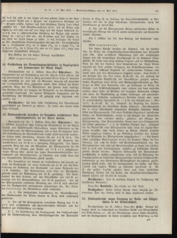 Amtsblatt der landesfürstlichen Hauptstadt Graz 19110531 Seite: 11