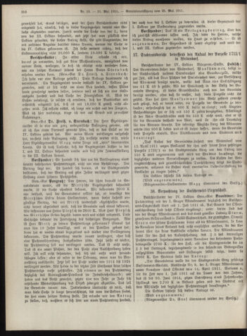 Amtsblatt der landesfürstlichen Hauptstadt Graz 19110531 Seite: 20