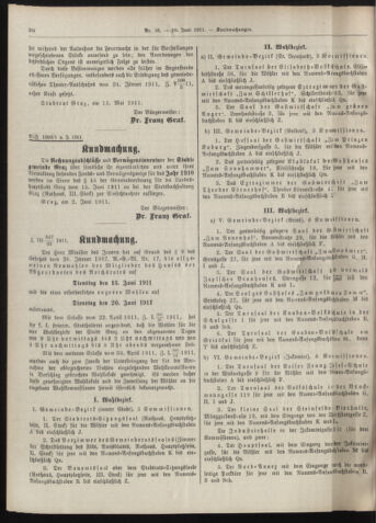 Amtsblatt der landesfürstlichen Hauptstadt Graz 19110610 Seite: 10