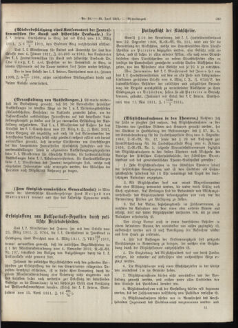 Amtsblatt der landesfürstlichen Hauptstadt Graz 19110610 Seite: 9