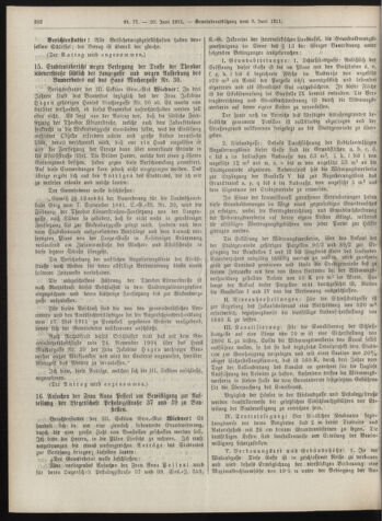 Amtsblatt der landesfürstlichen Hauptstadt Graz 19110620 Seite: 16