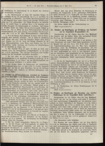 Amtsblatt der landesfürstlichen Hauptstadt Graz 19110620 Seite: 19