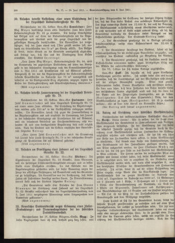 Amtsblatt der landesfürstlichen Hauptstadt Graz 19110620 Seite: 22