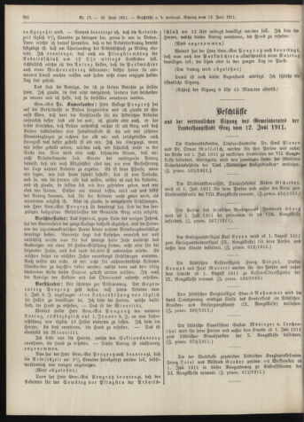 Amtsblatt der landesfürstlichen Hauptstadt Graz 19110620 Seite: 26