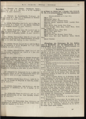 Amtsblatt der landesfürstlichen Hauptstadt Graz 19110620 Seite: 27