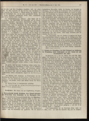 Amtsblatt der landesfürstlichen Hauptstadt Graz 19110620 Seite: 5