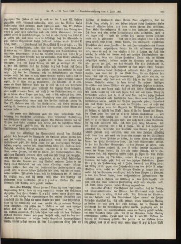 Amtsblatt der landesfürstlichen Hauptstadt Graz 19110620 Seite: 7