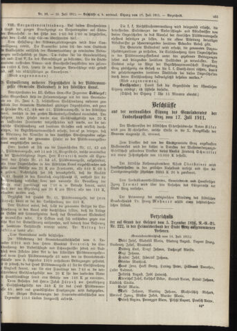 Amtsblatt der landesfürstlichen Hauptstadt Graz 19110720 Seite: 19