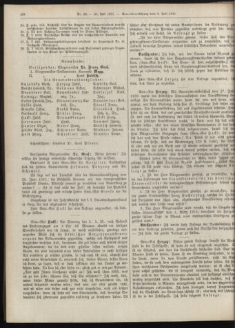 Amtsblatt der landesfürstlichen Hauptstadt Graz 19110720 Seite: 2