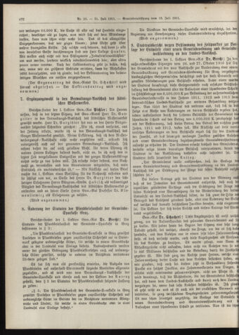 Amtsblatt der landesfürstlichen Hauptstadt Graz 19110731 Seite: 14