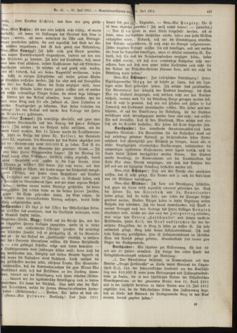 Amtsblatt der landesfürstlichen Hauptstadt Graz 19110731 Seite: 9