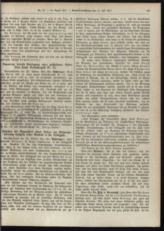 Amtsblatt der landesfürstlichen Hauptstadt Graz 19110810 Seite: 7