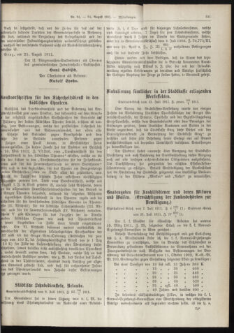 Amtsblatt der landesfürstlichen Hauptstadt Graz 19110831 Seite: 3