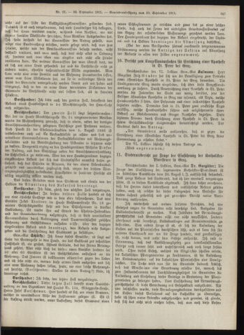 Amtsblatt der landesfürstlichen Hauptstadt Graz 19110930 Seite: 13