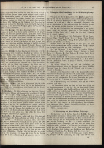 Amtsblatt der landesfürstlichen Hauptstadt Graz 19111020 Seite: 19