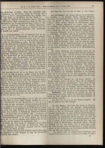 Amtsblatt der landesfürstlichen Hauptstadt Graz 19111020 Seite: 3