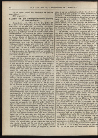 Amtsblatt der landesfürstlichen Hauptstadt Graz 19111020 Seite: 6