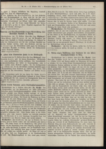 Amtsblatt der landesfürstlichen Hauptstadt Graz 19111031 Seite: 13