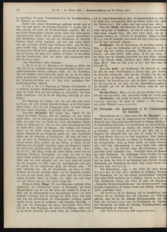 Amtsblatt der landesfürstlichen Hauptstadt Graz 19111031 Seite: 14