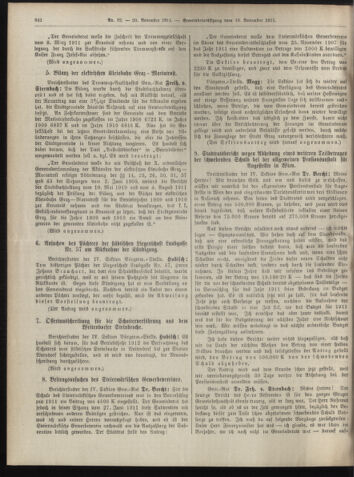 Amtsblatt der landesfürstlichen Hauptstadt Graz 19111120 Seite: 14