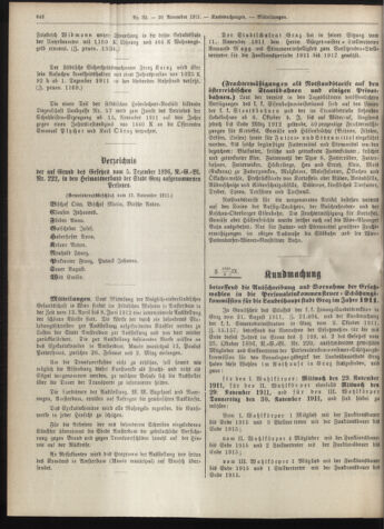 Amtsblatt der landesfürstlichen Hauptstadt Graz 19111120 Seite: 20