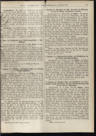 Amtsblatt der landesfürstlichen Hauptstadt Graz 19111210 Seite: 7