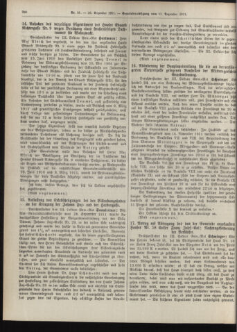 Amtsblatt der landesfürstlichen Hauptstadt Graz 19111220 Seite: 14