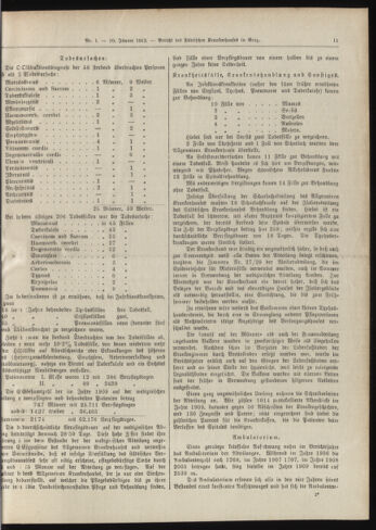 Amtsblatt der landesfürstlichen Hauptstadt Graz 19120110 Seite: 11