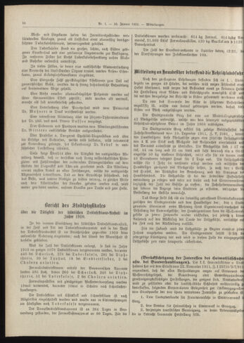 Amtsblatt der landesfürstlichen Hauptstadt Graz 19120110 Seite: 14