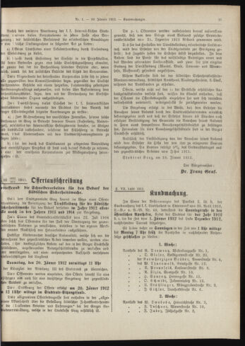 Amtsblatt der landesfürstlichen Hauptstadt Graz 19120110 Seite: 15