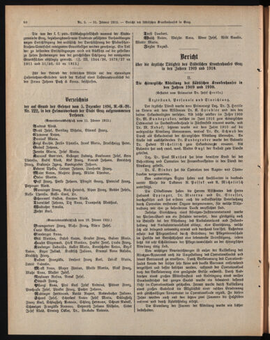 Amtsblatt der landesfürstlichen Hauptstadt Graz 19120131 Seite: 22