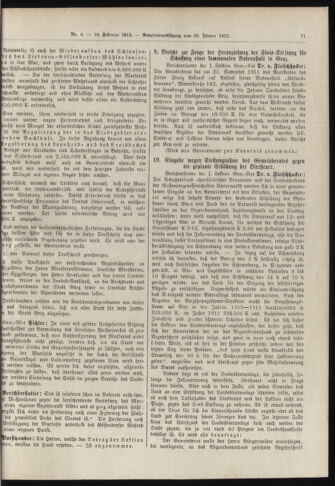 Amtsblatt der landesfürstlichen Hauptstadt Graz 19120210 Seite: 7