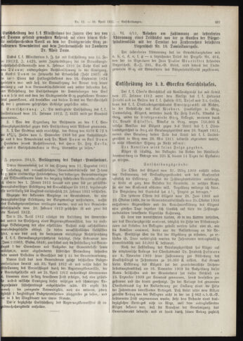 Amtsblatt der landesfürstlichen Hauptstadt Graz 19120430 Seite: 5