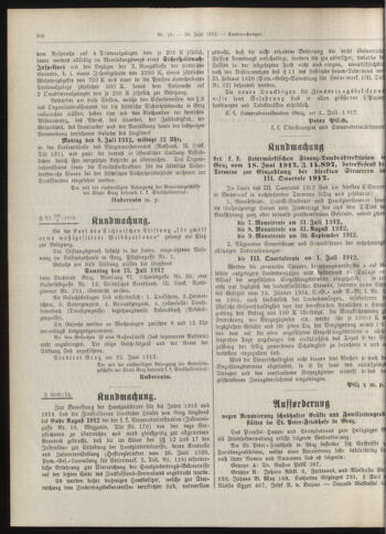 Amtsblatt der landesfürstlichen Hauptstadt Graz 19120630 Seite: 10