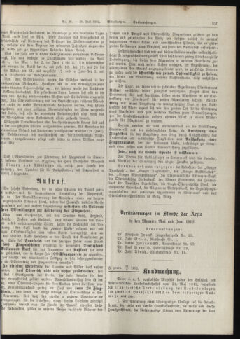 Amtsblatt der landesfürstlichen Hauptstadt Graz 19120720 Seite: 7