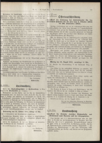 Amtsblatt der landesfürstlichen Hauptstadt Graz 19120820 Seite: 7