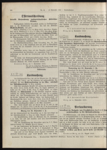 Amtsblatt der landesfürstlichen Hauptstadt Graz 19120910 Seite: 10