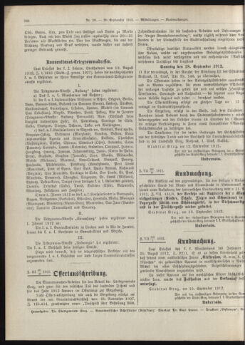 Amtsblatt der landesfürstlichen Hauptstadt Graz 19120920 Seite: 8