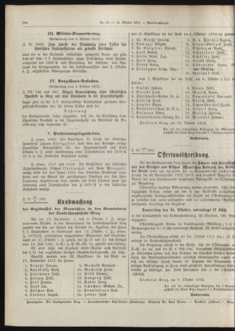 Amtsblatt der landesfürstlichen Hauptstadt Graz 19121020 Seite: 8