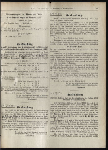 Amtsblatt der landesfürstlichen Hauptstadt Graz 19121031 Seite: 15