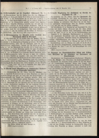 Amtsblatt der landesfürstlichen Hauptstadt Graz 19130110 Seite: 15