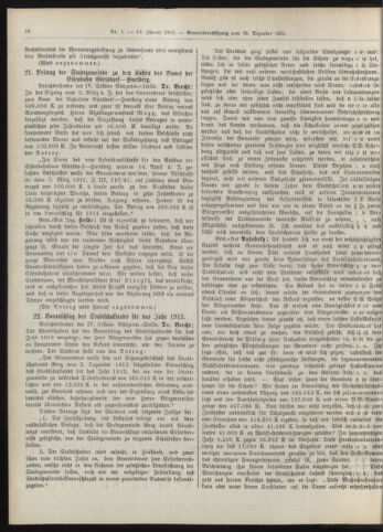 Amtsblatt der landesfürstlichen Hauptstadt Graz 19130110 Seite: 16