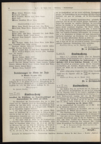 Amtsblatt der landesfürstlichen Hauptstadt Graz 19130120 Seite: 20